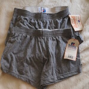 Russell Athletic Kids Gray Shorts (2-Pack)